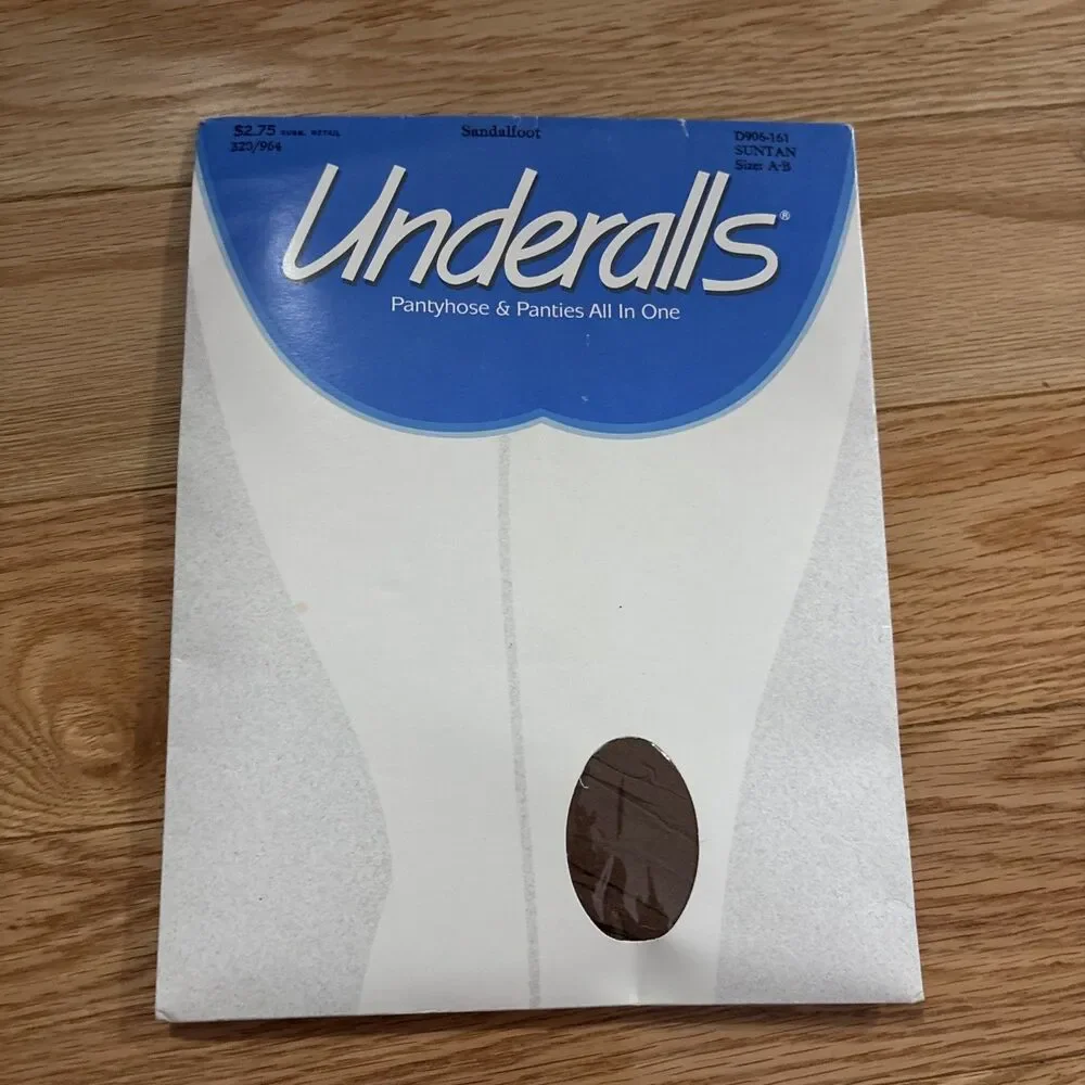 Vintage Underalls Pantyhose NEW Size AB Color Suntan See Photo With Sizing Chart